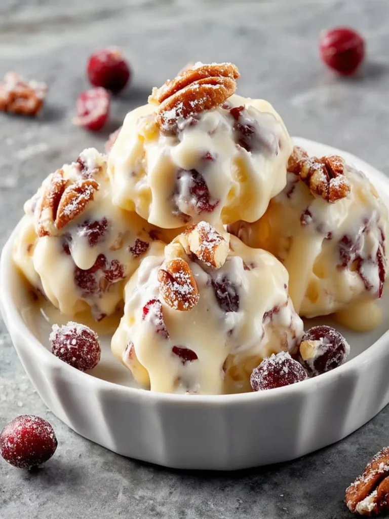 White Chocolate Cranberry Pecan Clusters: A No-Bake Holiday Candy Everyone Loves First Image