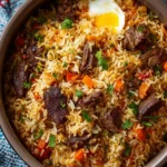 Beef Plov Recipe (Beef Rice Pilaf) First Image