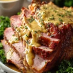 Slowcooker Creamy Mustard Pulled Ham for Effortless Comfort First Image