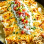 Green Enchiladas with a Chicken Cream Cheese Filling: The Amazing Ultimate Recipe First Image