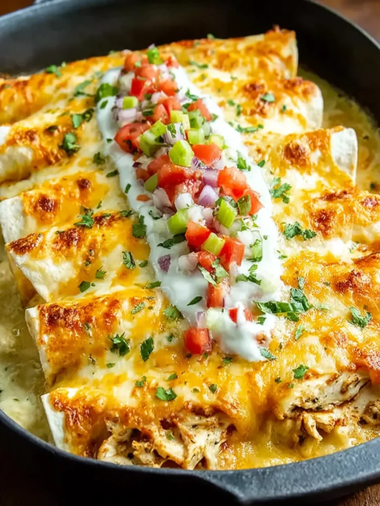 Green Enchiladas with a Chicken Cream Cheese Filling: The Amazing Ultimate Recipe First Image