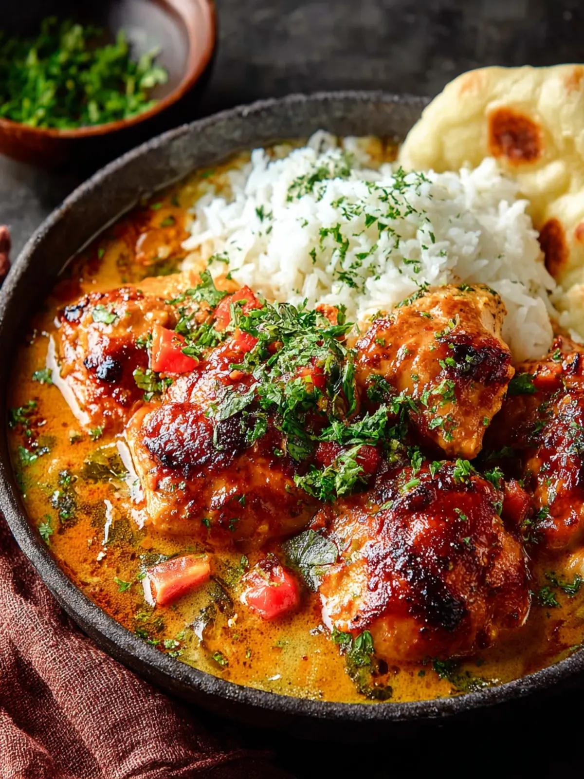 Dutch Oven Chicken Curry. First Image