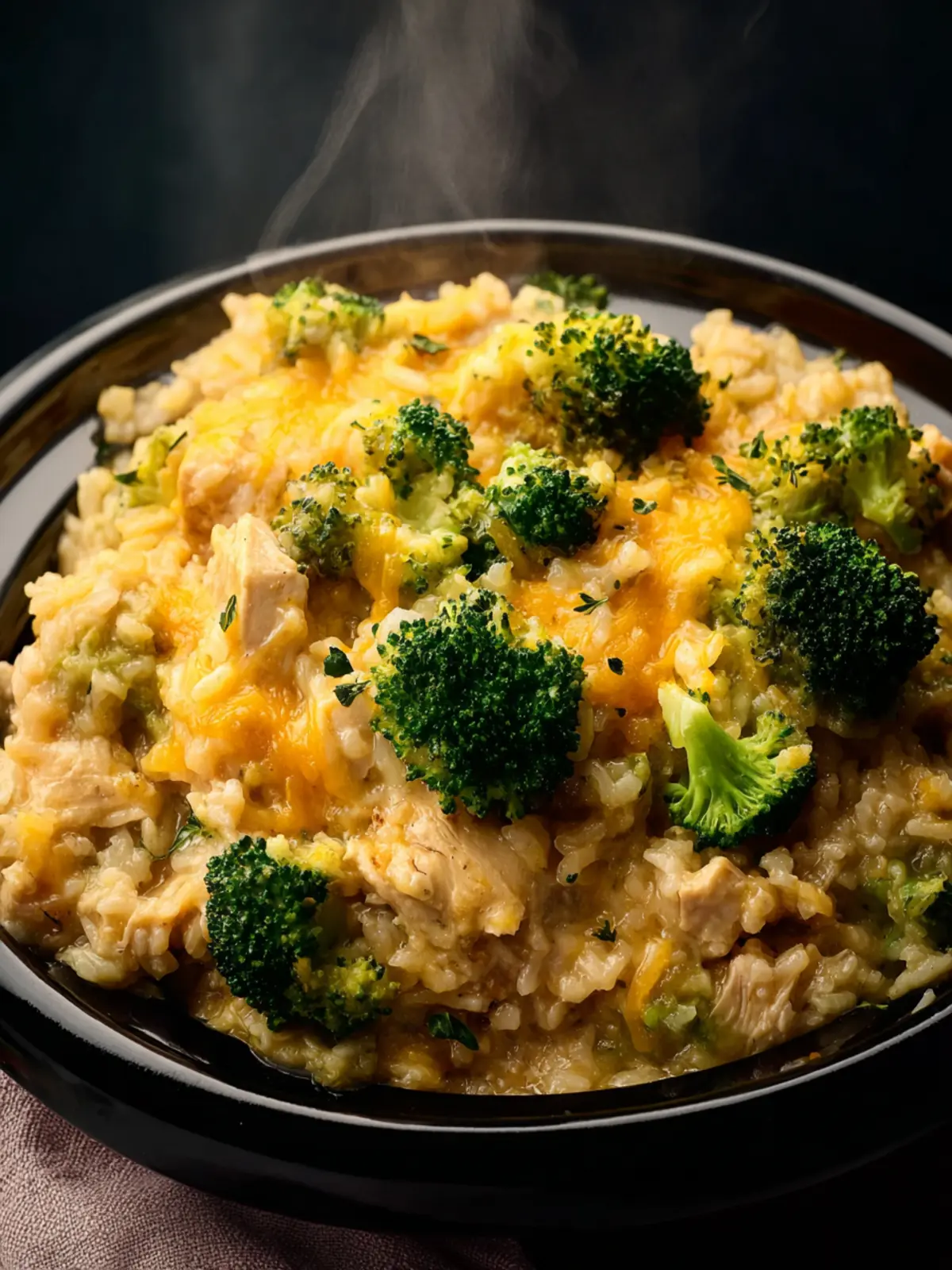 Crockpot Chicken And Broccoli Rice Casserole First Image
