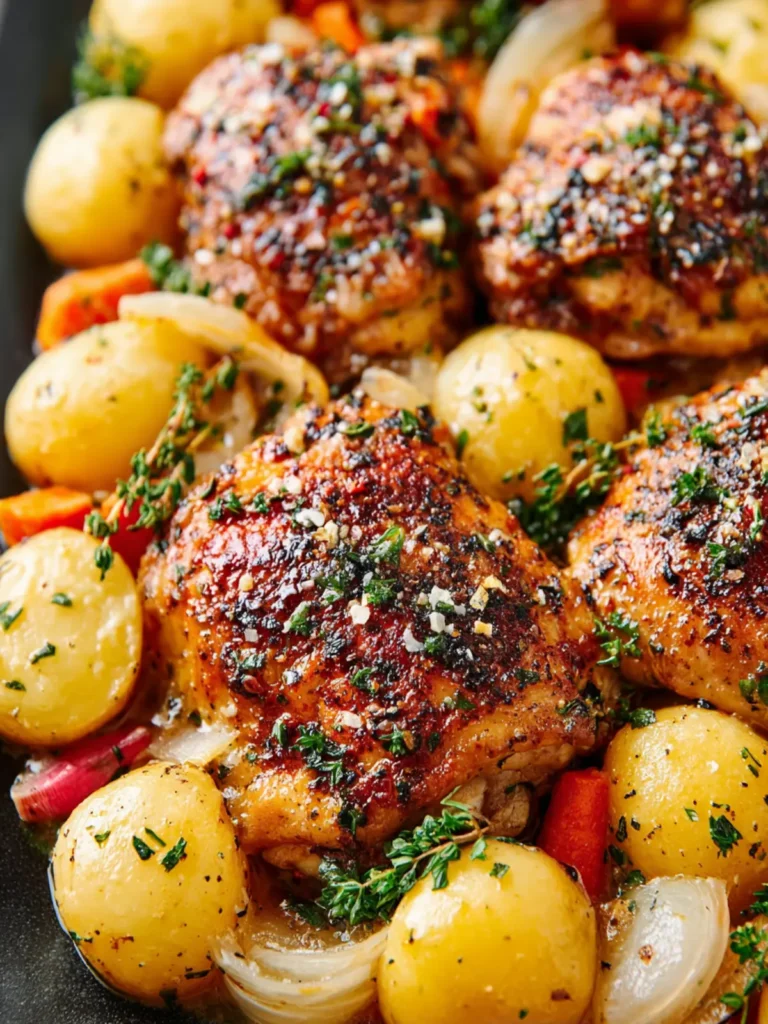 One Pan Chicken and Potatoes First Image