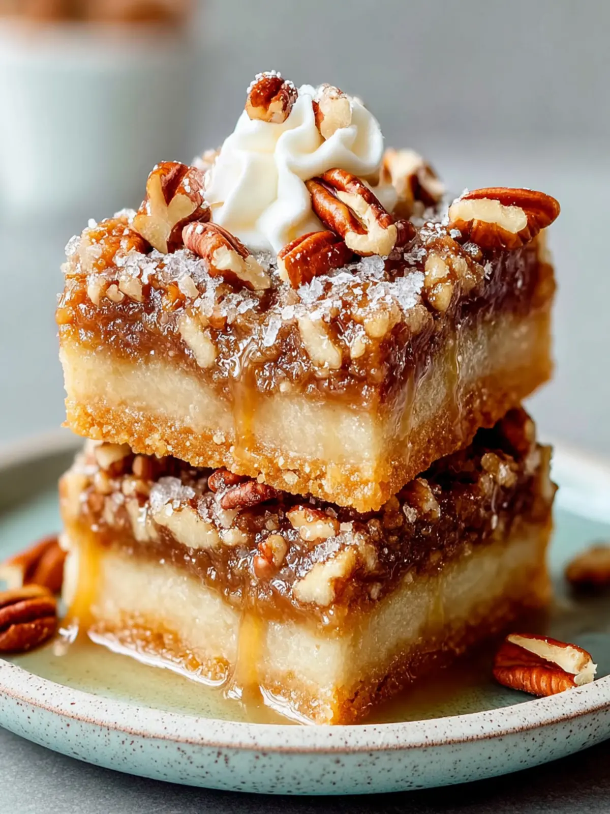 Maple Pecan Butter Cake Squares Recipe First Image