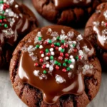 Chocolate Thumbprint Cookies First Image