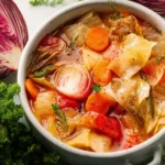 Detox Cabbage Vegetable Soup First Image