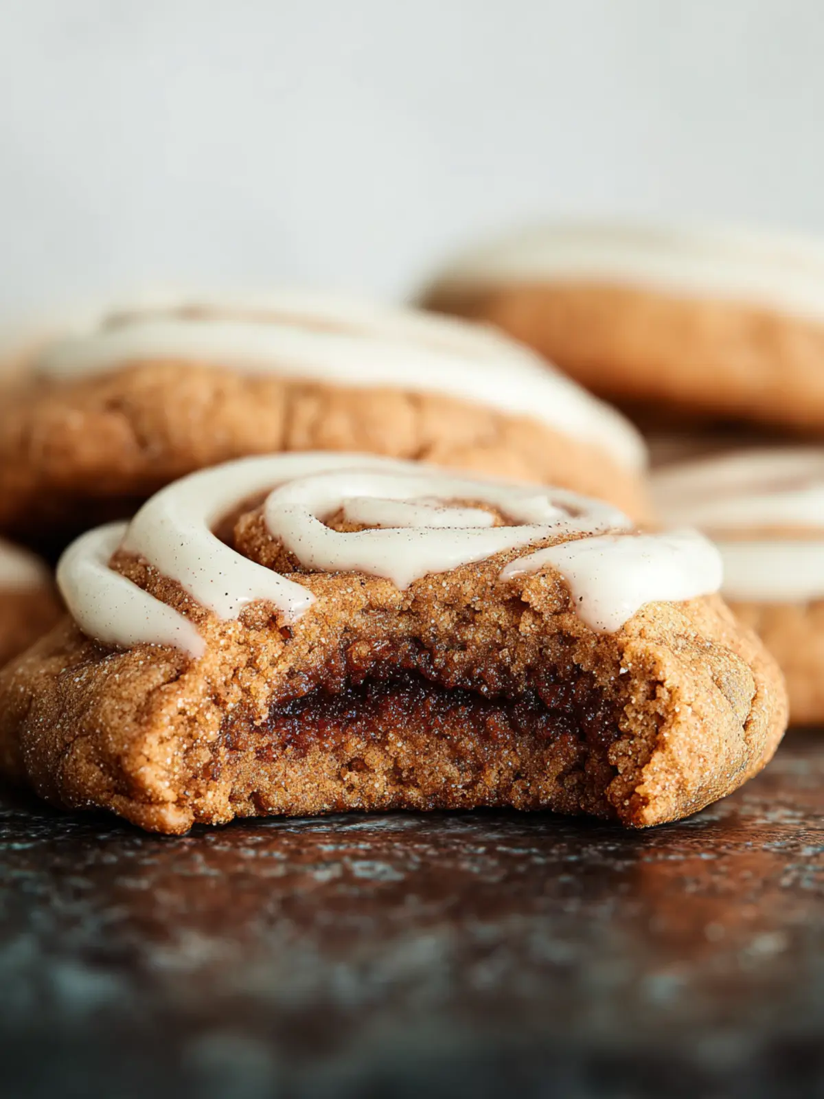 Easy Bakery-Style Cinnamon roll cookies First Image