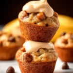 Mini Peanut Butter Banana Protein Muffins First Image