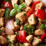 Basil Chicken Stir Fry First Image