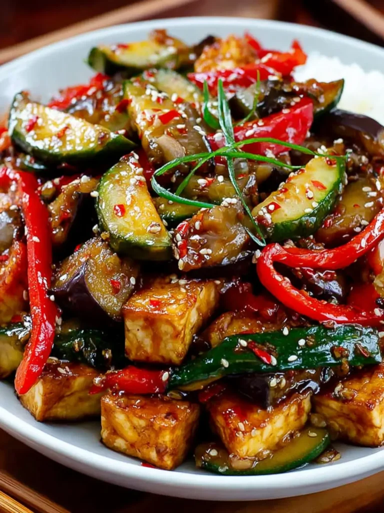 Tofu and Eggplant Stir Fry First Image