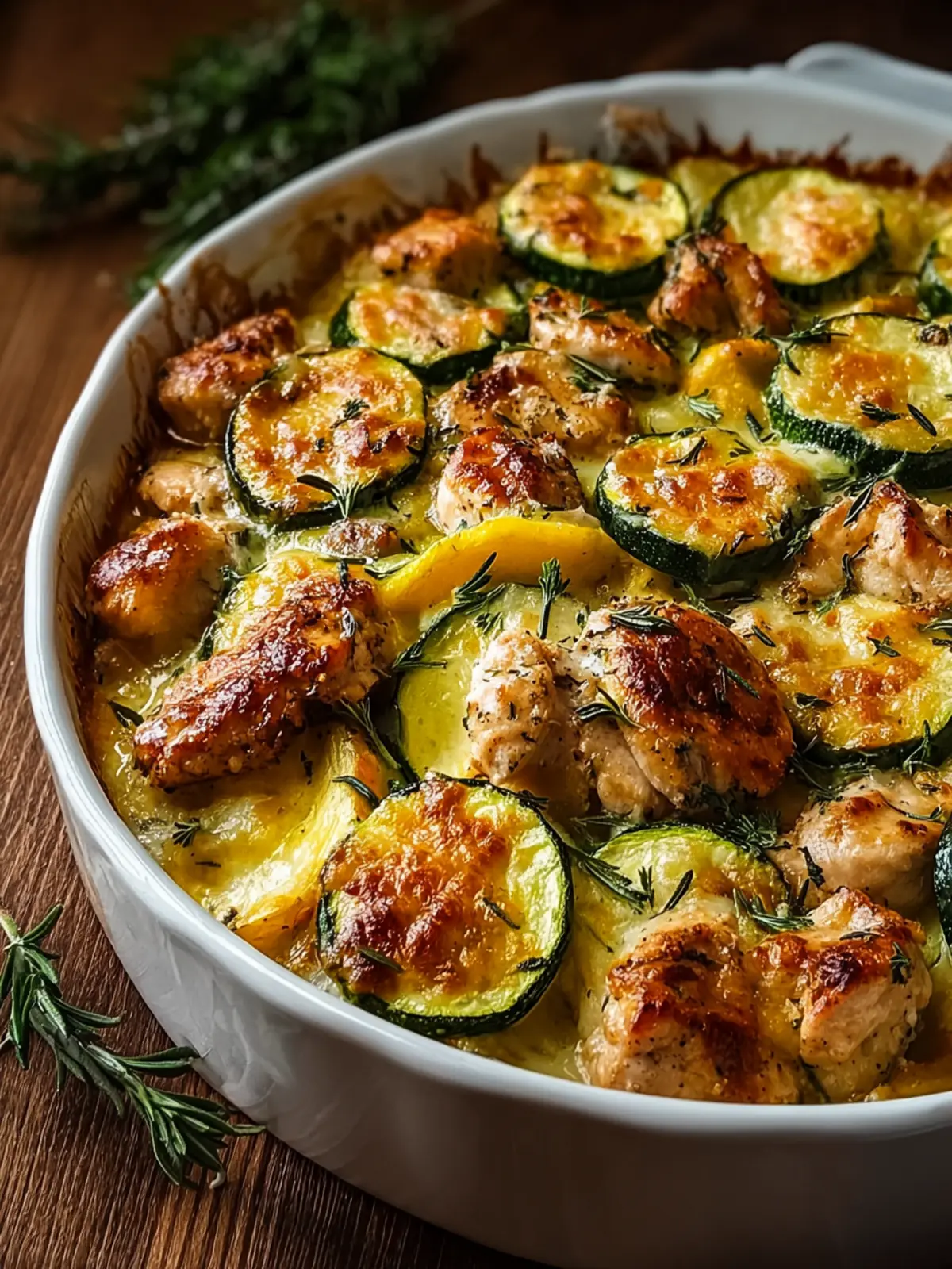 Heavenly Chicken Zucchini Bake: Quick, High-Protein Delight First Image