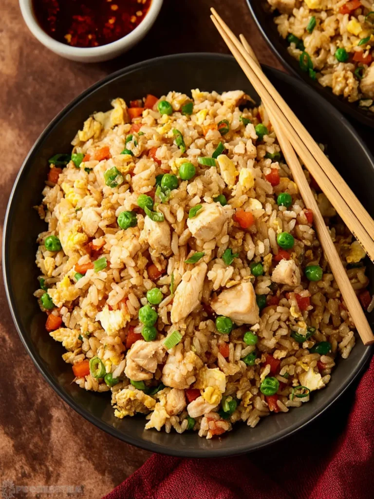 Easy Chicken Fried Rice Recipe First Image