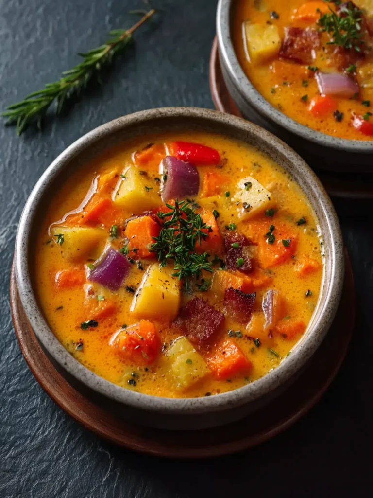 Roasted Root Vegetable Chowder First Image