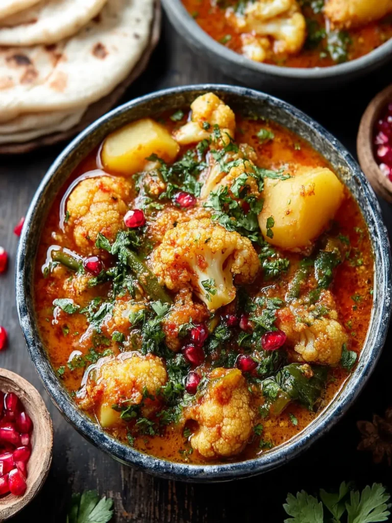 Slow Cooker Potato and Cauliflower Curry. First Image