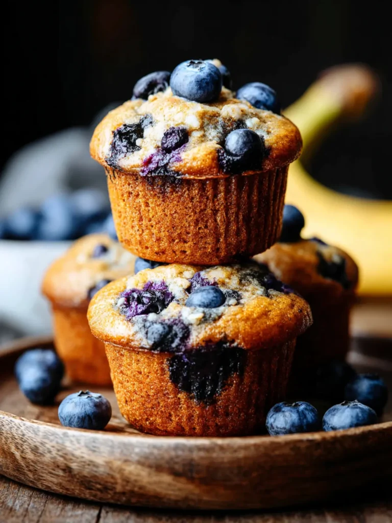 Irresistible Banana Blueberry Muffins Recipe to Savor First Image
