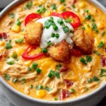 Spicy Jalapeño Popper Chicken Soup First Image