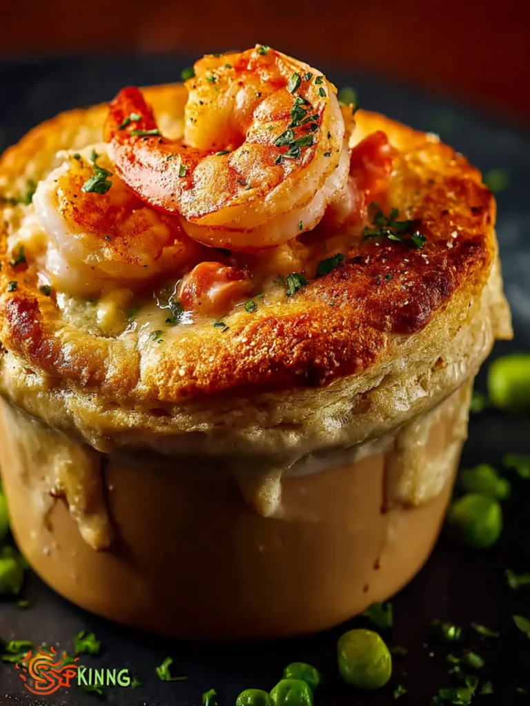 Shrimp and Lobster Biscuit Pot Pie First Image