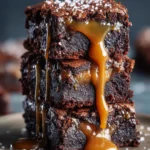 Gooey Salted Caramel Fudge Brownies — The Ultimate Indulgent Chocolate Dessert Experience First Image