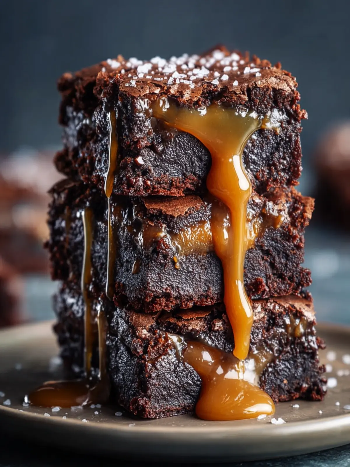 Gooey Salted Caramel Fudge Brownies — The Ultimate Indulgent Chocolate Dessert Experience First Image