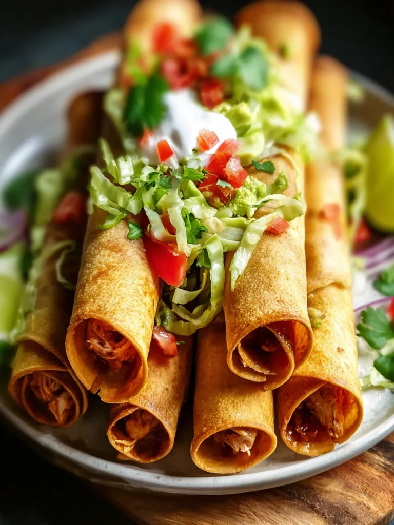 Crispy Quick Chicken Taquitos - Flavor Explosion in Every Bite First Image
