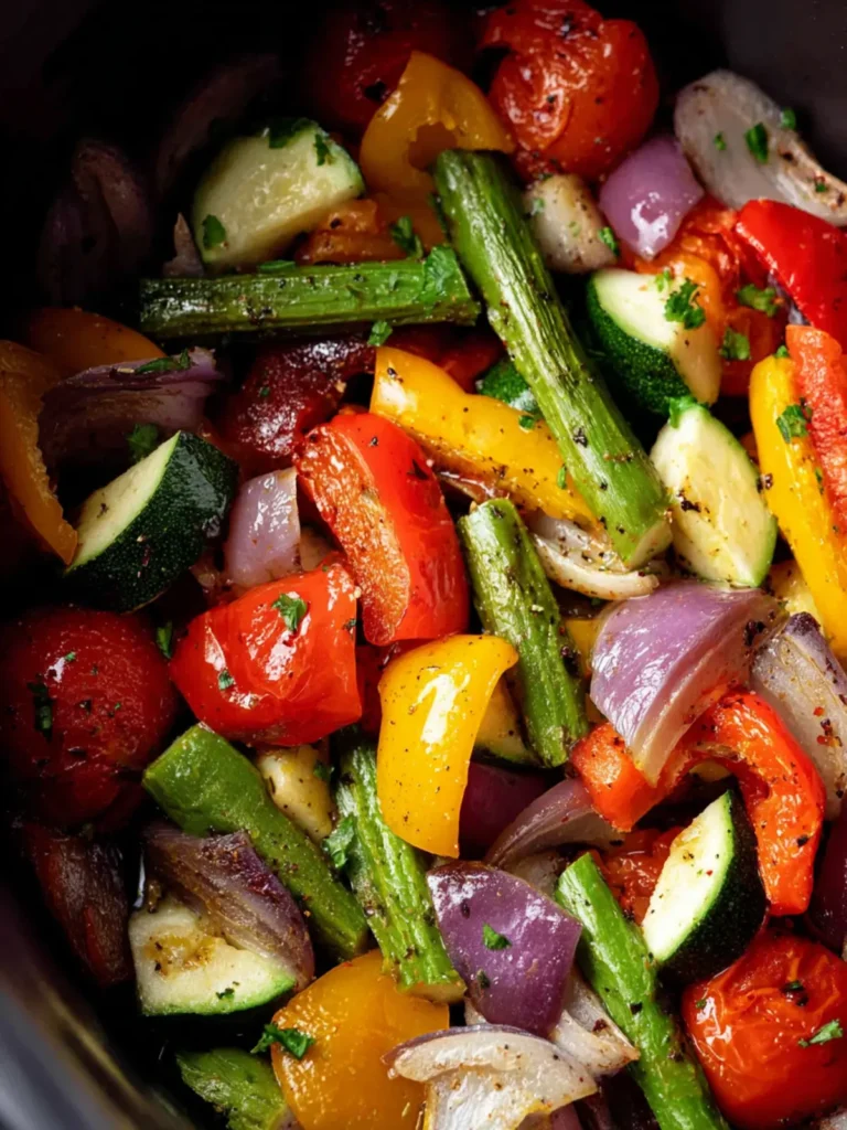 Air Fryer Mediterranean Vegetables First Image