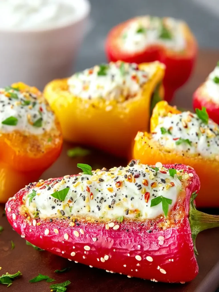 Everything Bagel Stuffed Mini Peppers First Image