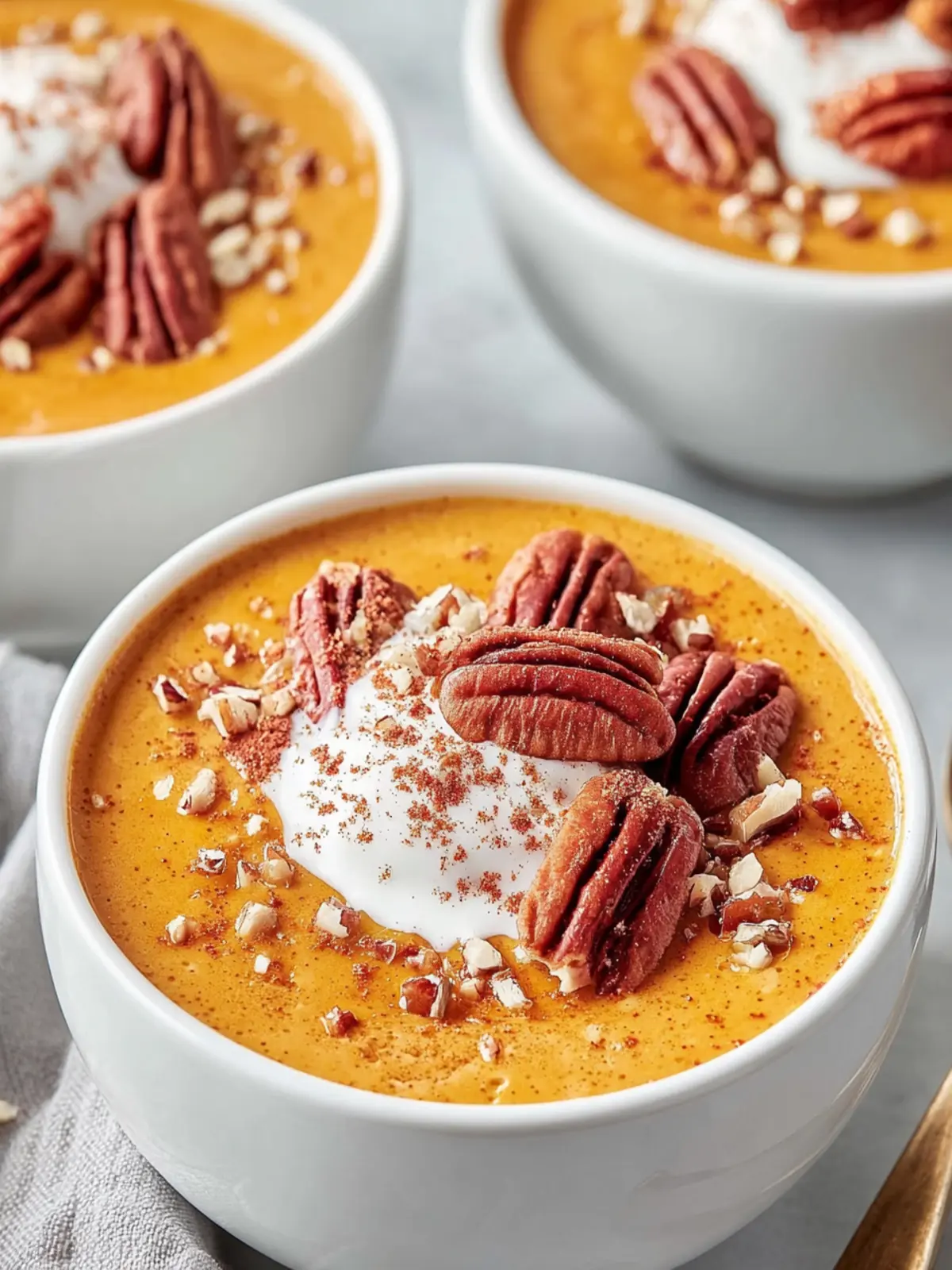 Pumpkin Pecan Custard Recipe for Fall Bliss First Image