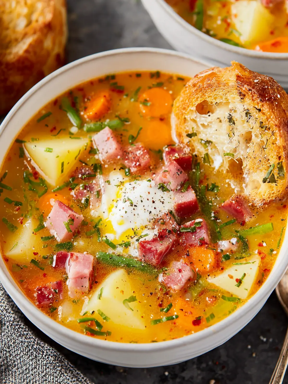 Ham and Potato Soup First Image