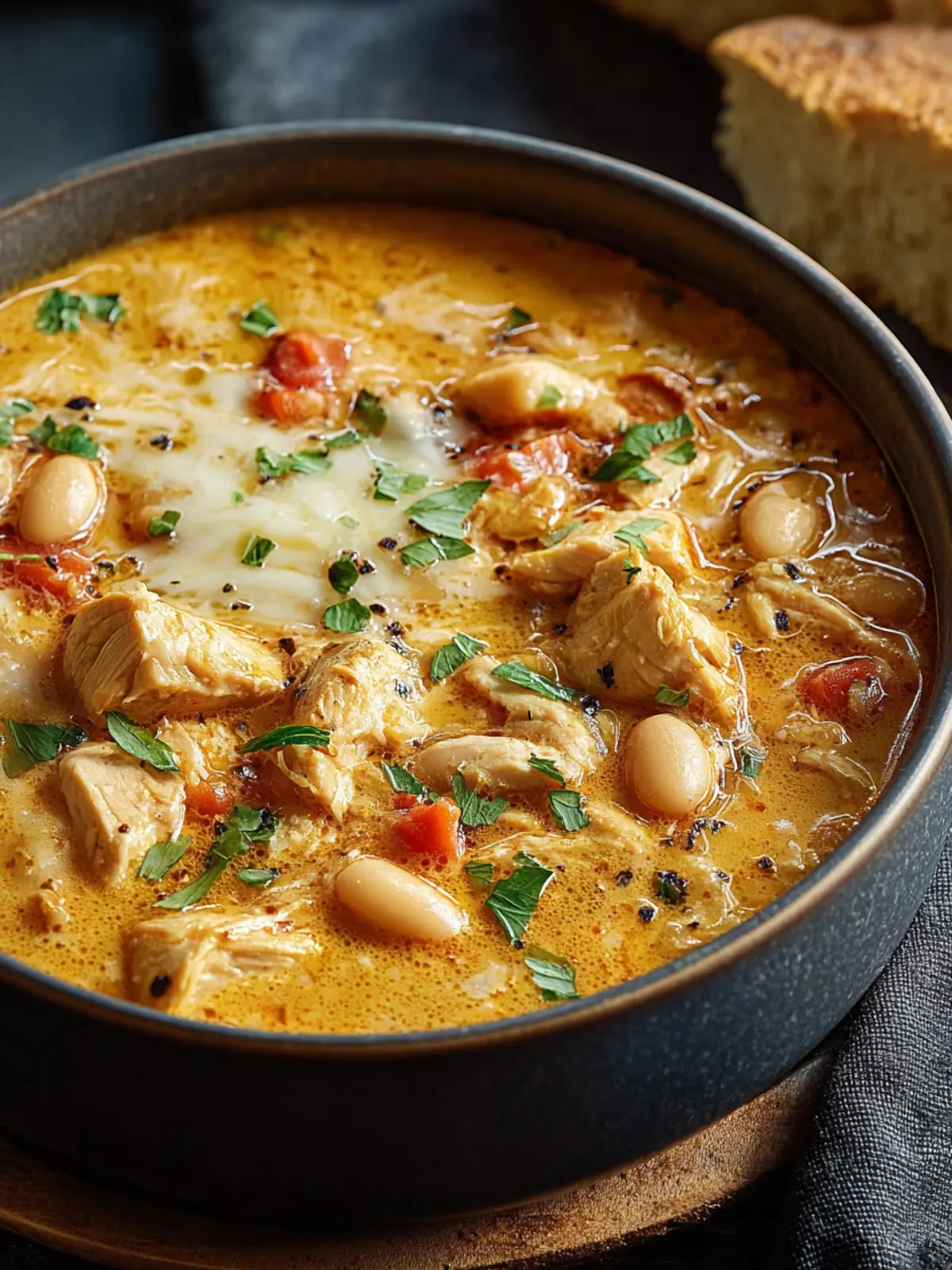 Creamy White Bean Chicken Chili: A Cozy Dinner Delight First Image