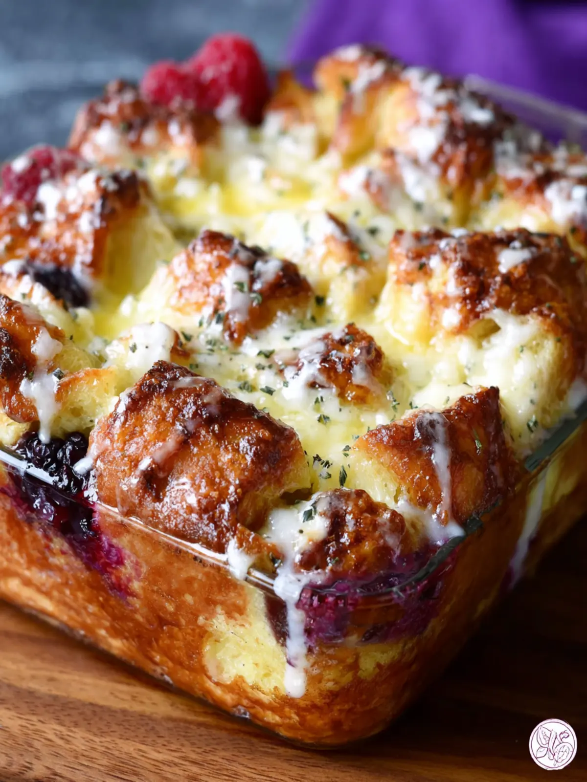 Croissant Bread Pudding First Image
