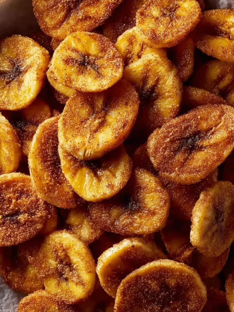 Air Fryer Cinnamon Banana Chips First Image