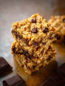 Chocolate Chip Oatmeal Bars First Image