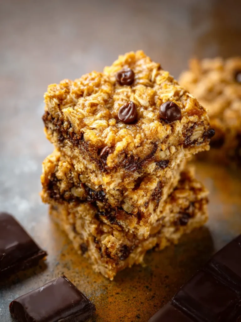 Chocolate Chip Oatmeal Bars First Image