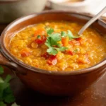 Curried Red Lentil Soup First Image