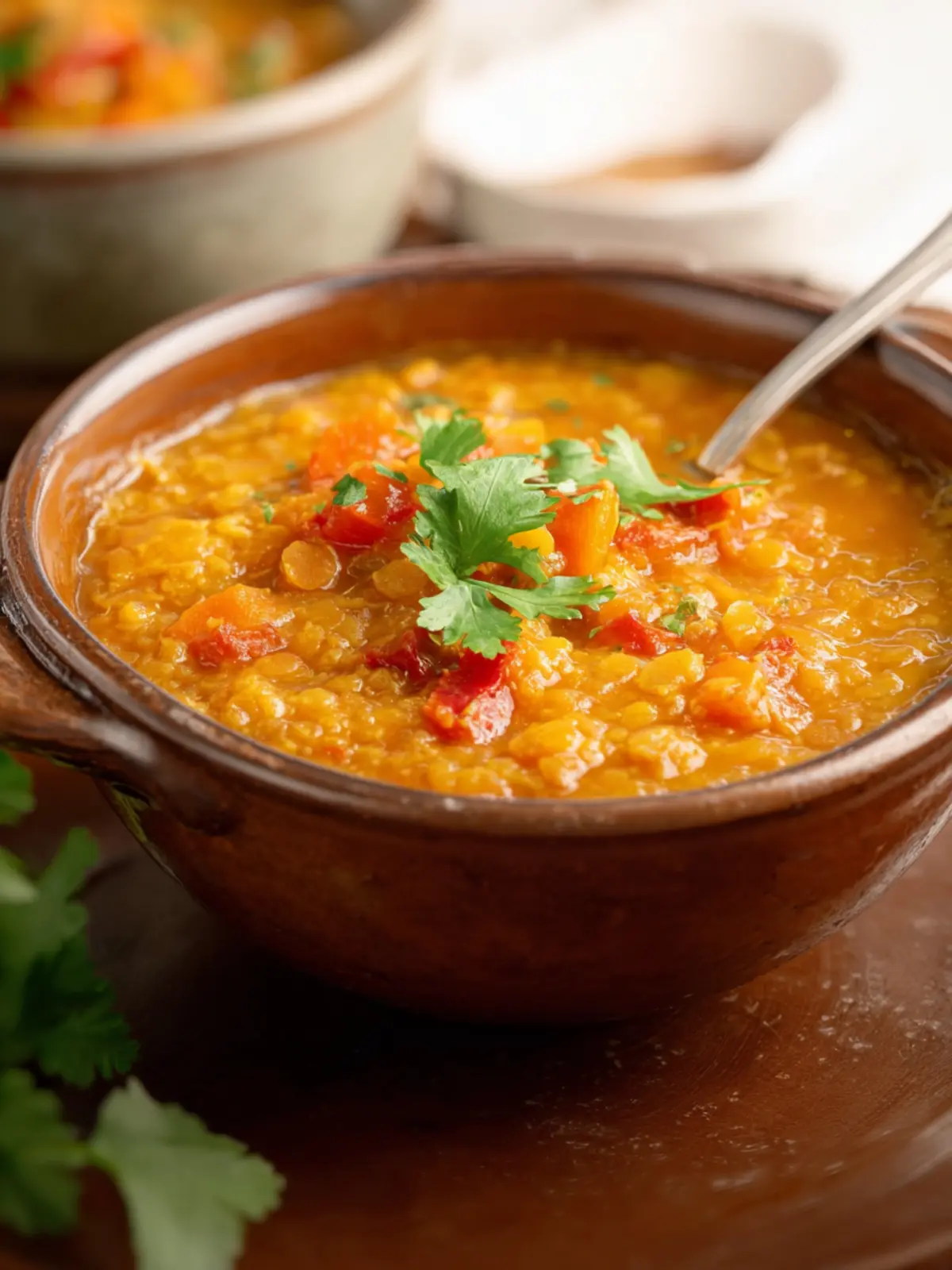 Curried Red Lentil Soup First Image