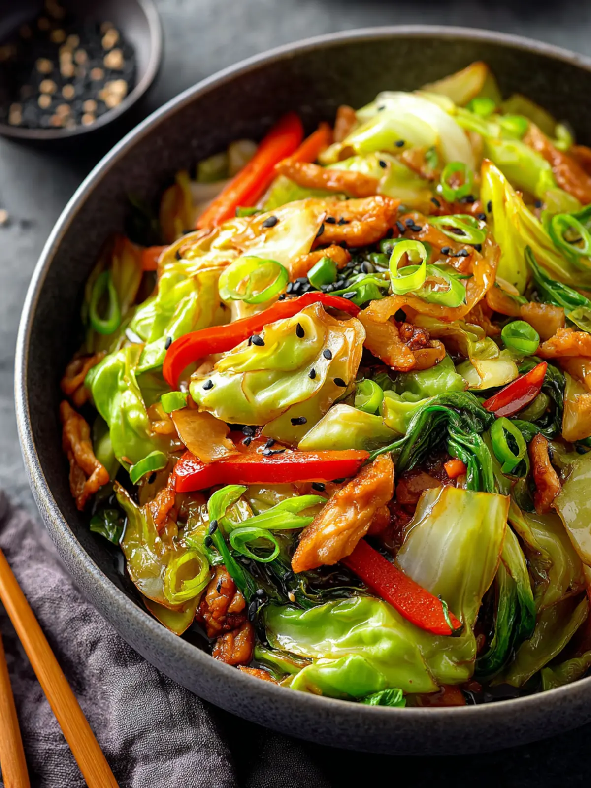 Flavorful Asian Cabbage Stir Fry: Quick & Delicious Recipe First Image