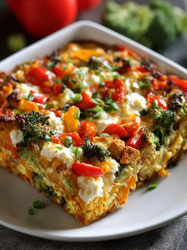 High-Protein Veggie Bake With Cottage Cheese First Image