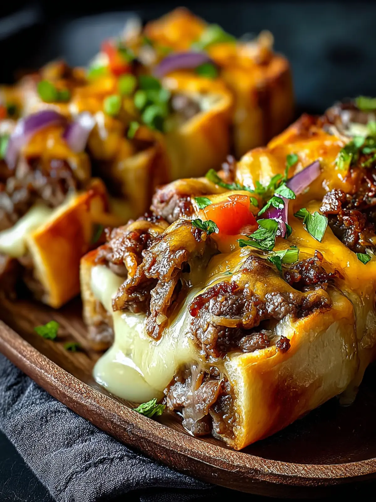 Keto Philly Cheesesteak Rolls First Image