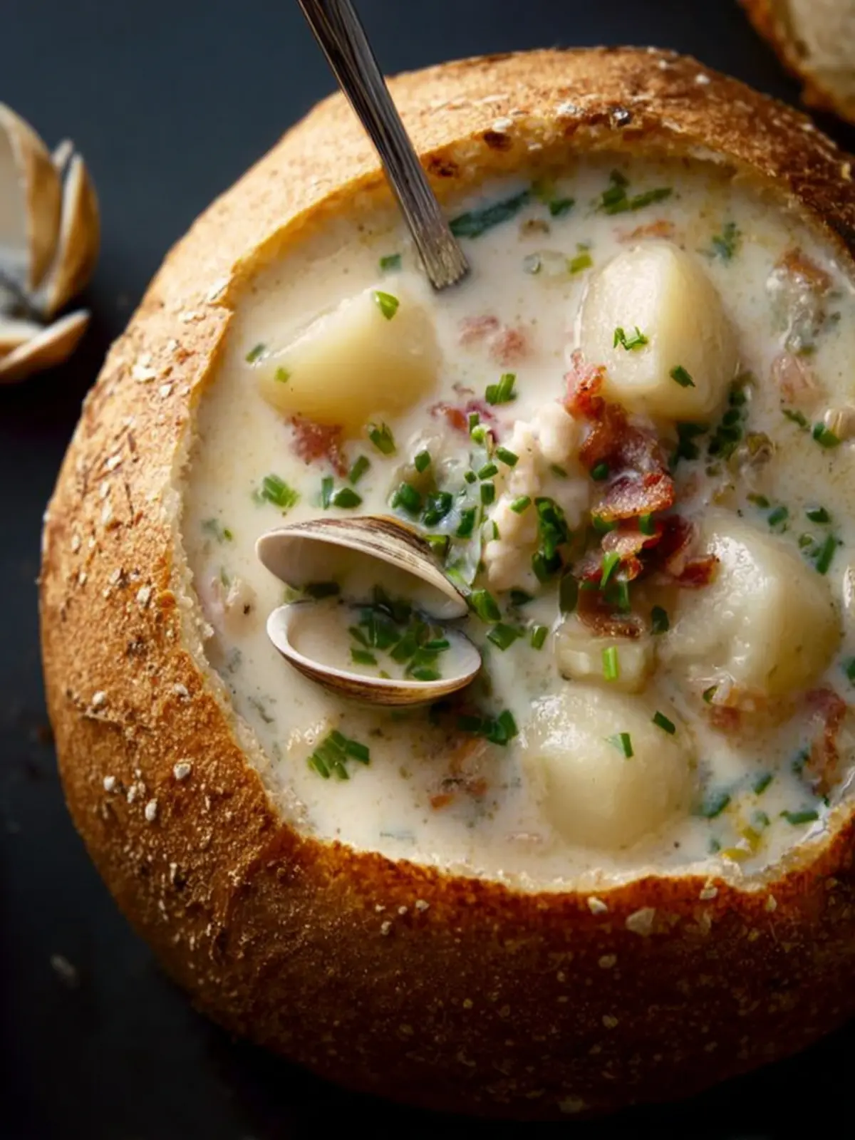 New England Clam Chowder First Image