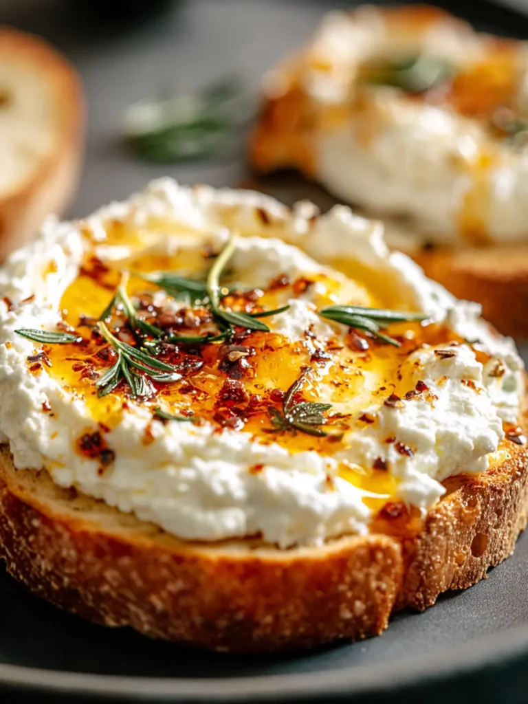 Ricotta Dip with Hot Honey Recipe First Image