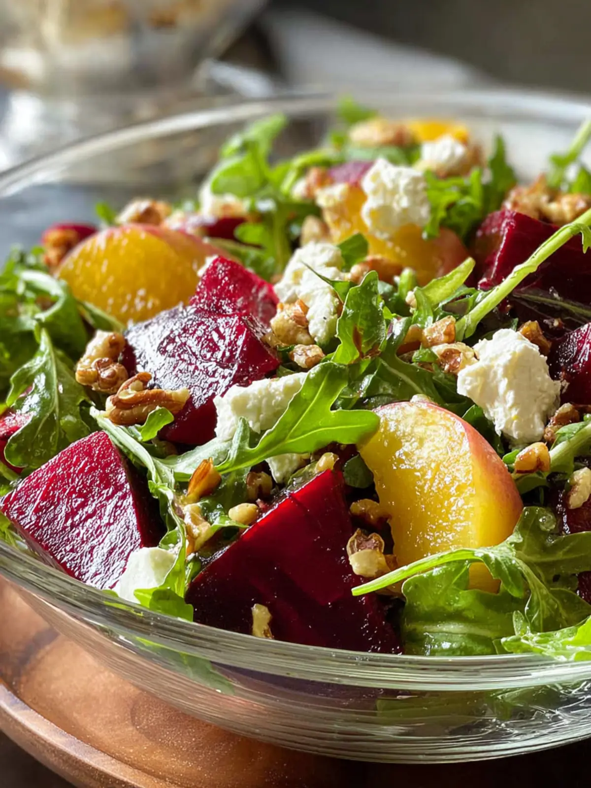 Roasted Beet and Arugula Salad with Goat Cheese First Image