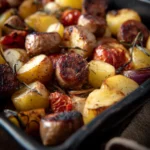 Roasted Italian Sausage & Potato Bake First Image