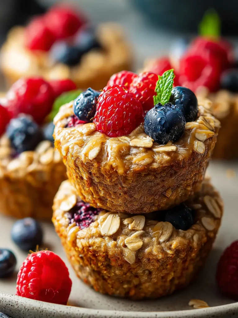 Delightful Baked Oatmeal Cups – A Cozy Breakfast Recipe First Image