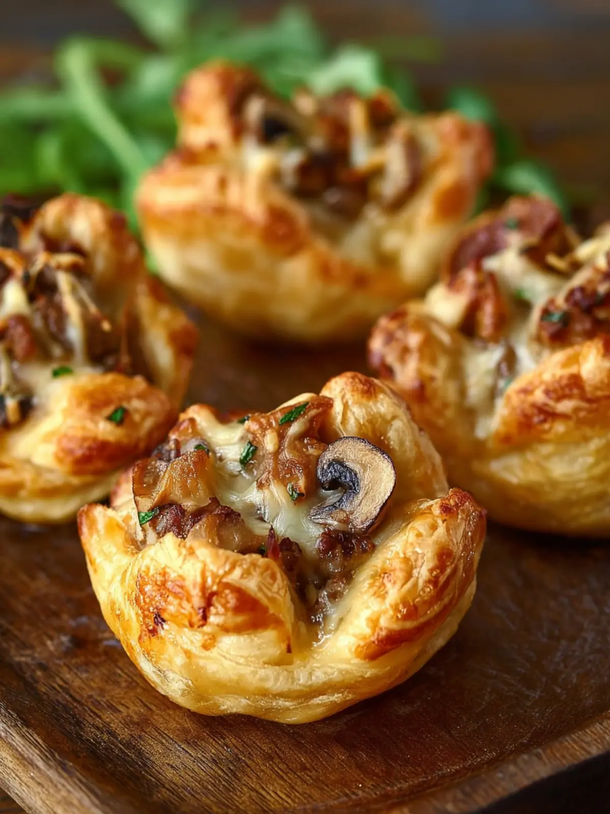 Mushroom Cheese Puffs First Image