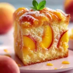 Irresistible Summer Peach Cake First Image