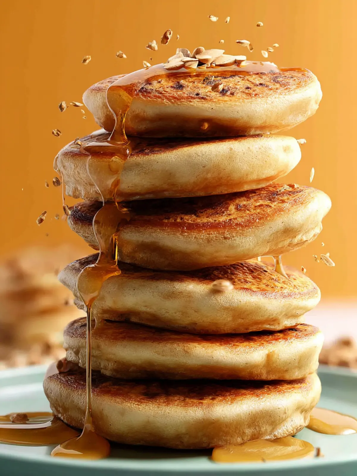 Almond Butter Pancakes First Image