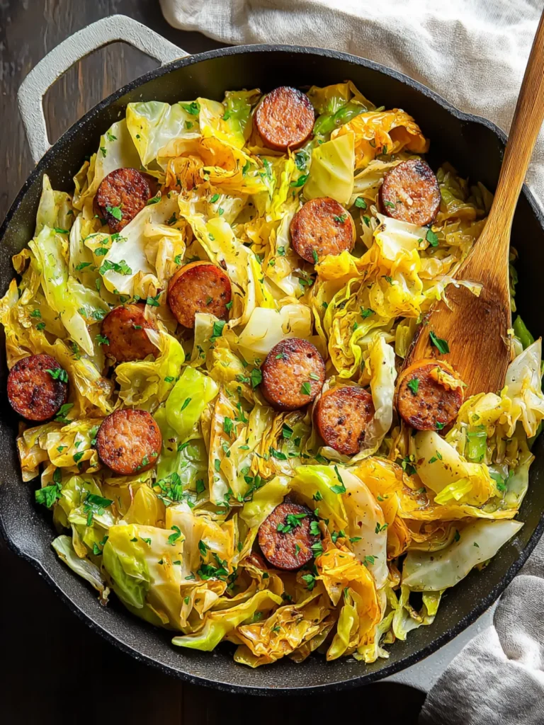 Cabbage and Sausage Skillet: Cozy Weeknight Winner First Image