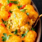 Cheesy Chicken Tater Tot Casserole First Image