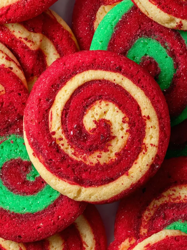 Christmas Pinwheel Cookies {Spiral} First Image